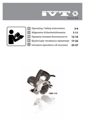 IVT CMS-110 Operating/Safety Instructions Manual