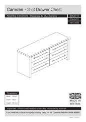 Argos Camden 305/0703 Assembly Instructions Manual