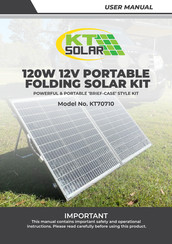 KT SOLAR KT70710 User Manual