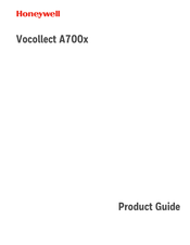 Honeywell Vocollect A700 Series Product Manual