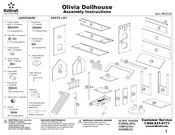 KidKraft Olivia Dollhouse 65040 Assembly Instructions Manual