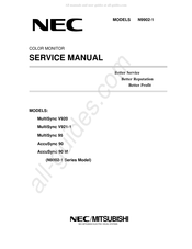 NEC AccuSync 90 Service Manual
