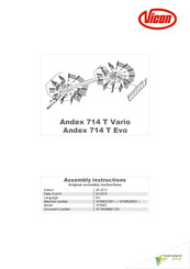 Vicon Andex 714 T Evo Assembly Instructions Manual