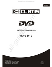 Curtis DVD 1112 Instruction Manual