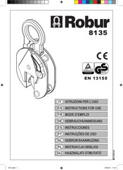 Robur 8135 Instructions For Use Manual