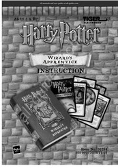 Hasbro Tiger Electronics Harry Potter Wizard Apprentice Instruction