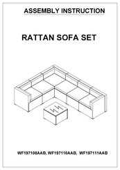 Rattan WF197108AAB Assembly Instruction Manual
