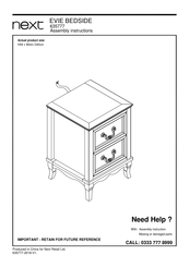 Next 635777 Assembly Instructions Manual