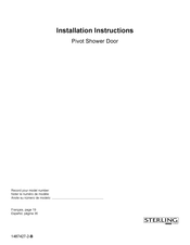 Kohler STERLING Installation Instructions Manual