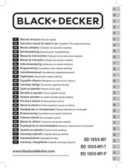 Black & Decker BD 195/5-MY Instruction Manual