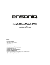 ENSONIQ SPM-1 Musician's Manual