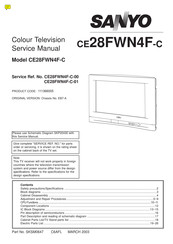 Sanyo CE28FWN4F-C-00 Service Manual