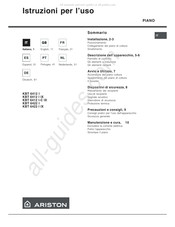 Ariston KBT 6412 I-C IX Operating Instructions Manual