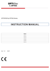 Optika OPTISTAR OS-A2 Series Instruction Manual