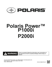 Polaris Power P1000i Manual
