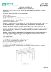 Birlea COTSWOLD Assembly Instructions Manual