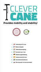 Pro-Idee Clever Cane Instructions For Use Manual