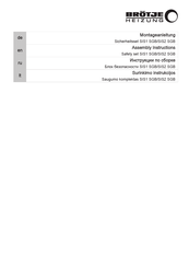 BRÖTJE SIS 2 SGB Assembly Instructions Manual