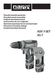 Narex ASV 7-SET Original Operating Manual