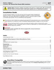 Xpresskit DBALL2-HK7 Installation Manual
