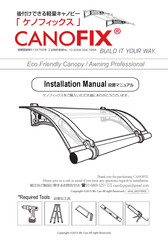 Canofix Eco Friendly Canopy Installation Manual