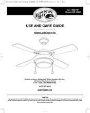 HAMPTON BAY 602-651 Use And Care Manual