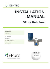 Gentec GPure Bubblers GPT8000 Installation Manual
