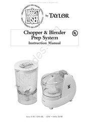 Taylor The Biggest Loser AC-1200-BL Instruction Manual