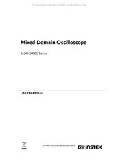 GW Instek MDO-2000E Series User Manual