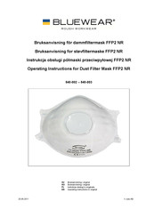 BlueWear 540-002 Operating Instructions Manual