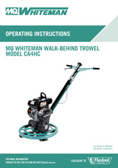 Flextool MQ WHITEMAN CA4HC Operating Instructions Manual