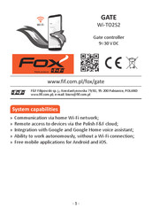 F&F FOX Wi-TO2S2 Manual