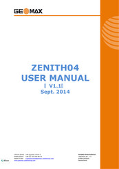 GeoMax ZENITH04 User Manual