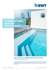 BWT STARDECK INEO Installation And Maintenance Instructions Manual