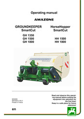 Amazone Groundkeeper SmartCut GH 1350 Operating Manual