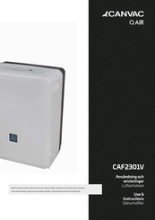 Canvac Q Air CAF2301V Use Instructions