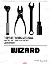 Wizard WZ15542RDHD Repair Parts Manual