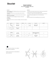 Bouclair 9396657 Assembly Instructions