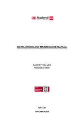 BS&B 64GF Instruction And Maintenance Manual