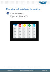WDT 25229 Operating And Installation Instructions