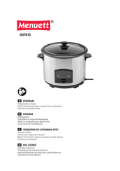 Menuett 007813 Operating Instructions Manual