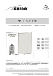 Sime 2R HE 6 ErP Original Instructions Manual
