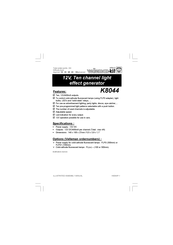 Velleman-Kit K8044 Illustrated Assembly Manual