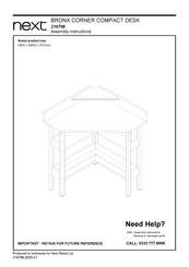 Next BRONX 216798 Assembly Instructions Manual