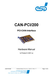 ESD C.2021.02 Hardware Manual