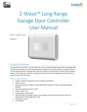 Ecolink GDZW7-ECO User Manual