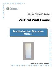 Quantum QW-400 Series Installation And Operation Manual