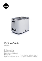Wilfa CLASSIC CT-1000TC Operating Instructions Manual