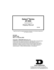 Daktronics Galaxy AF-3050 Series Display Manual