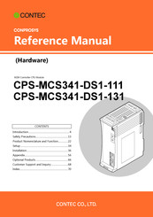 Contec CONPROSYS CPS-MCS341-DS1-131 Reference Manual